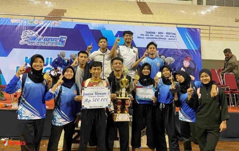 Tim Silat MAN 1 Lotim Raih Juara Umum 3 di Kejuaraan Nasional Malang Championship 2025, Ini Daftar Namanya!