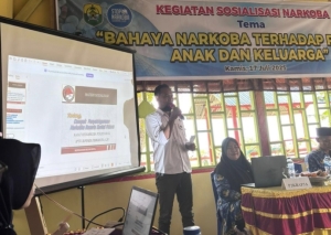 Perangi Narkoba, Polres Buol Gencarkan Sosialisasi P4GN