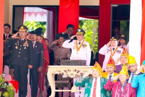 Upacara HUT ke-80 RI di Sulteng Berlangsung Khidmat 
