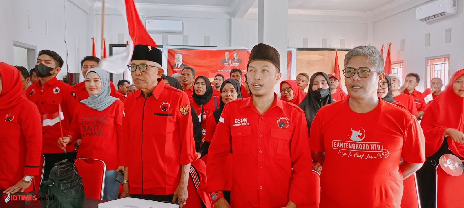 Pengurus PDIP Lombok Timur Kompak Dukung H. Rahmat Hidayat Pimpin Kembali PDIP NTB