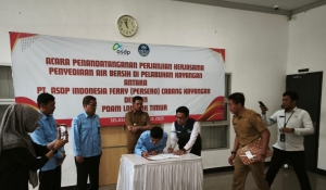 PDAM dan ASDP Kayangan Jalin Kerjasama, Bupati Tekankan Pemenuhan Air Bersih untuk Kapal Ferry