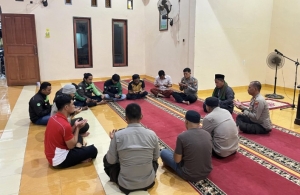 Polres Buol Bersama Komunitas Ojol Gelar Sholat Gaib dan Do’a Bersama untuk Alm. Affan