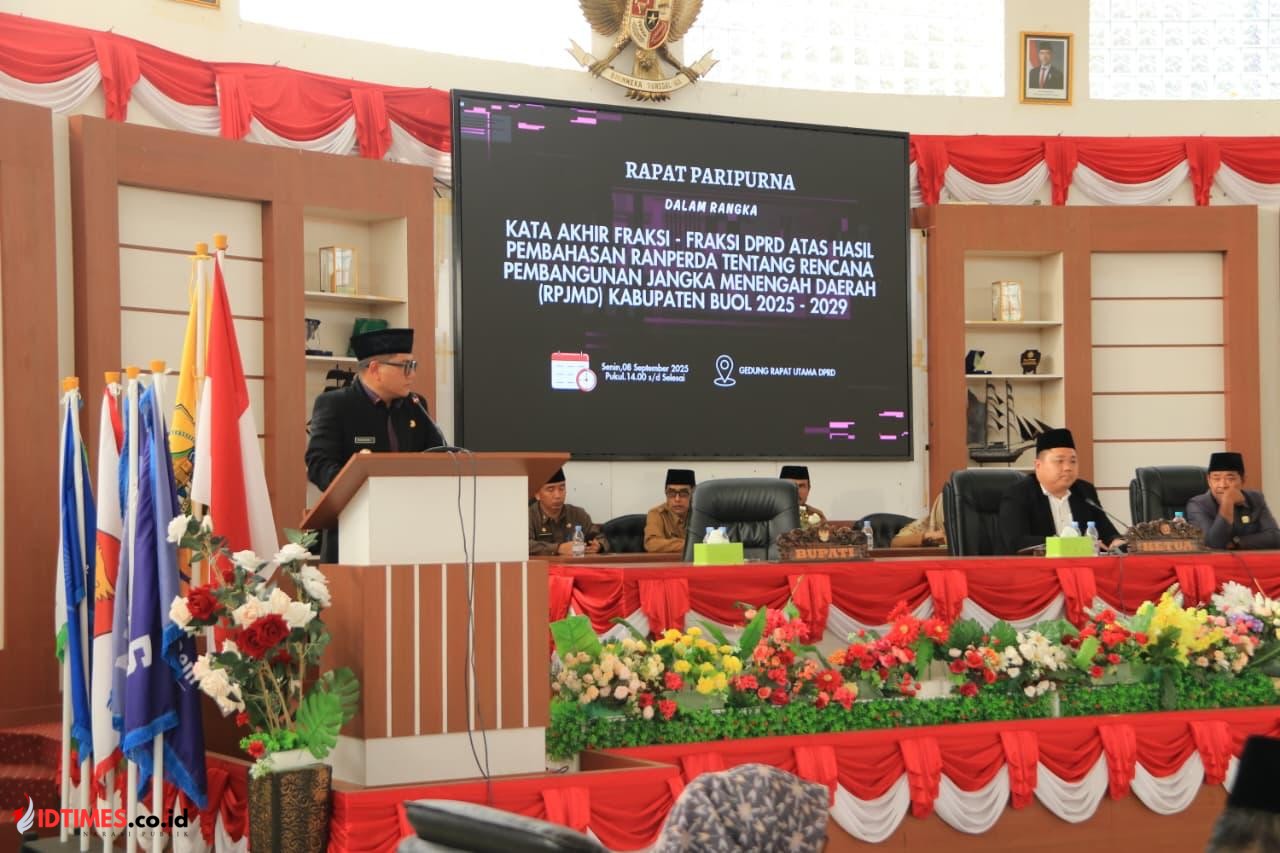 DPRD Buol Setujui Ranperda RPJMD 2025-2029, Bupati Ajak Bersinergi Demi Pembangunan Berkelanjutan