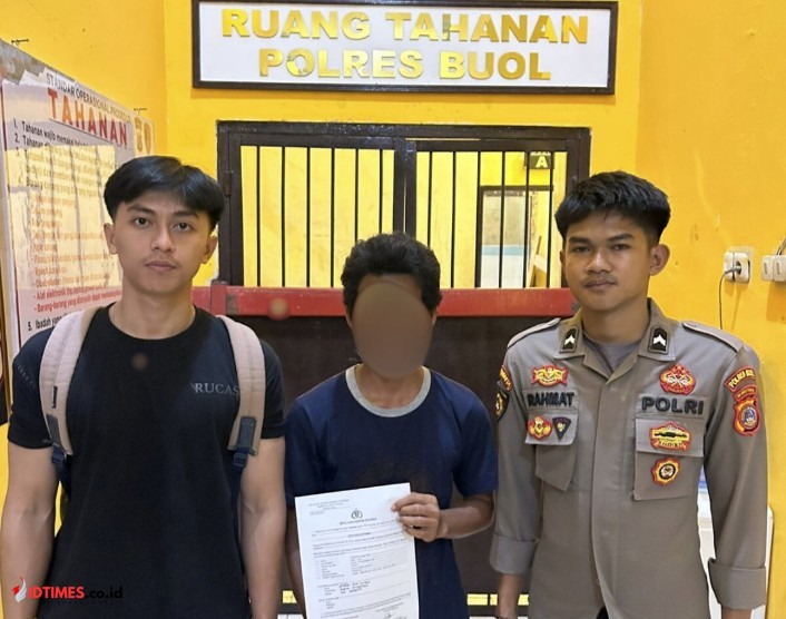 Tersangka Kasus Pencabulan Anak Dibawah Umur Diamankan Unit Reskrim Polres Buol