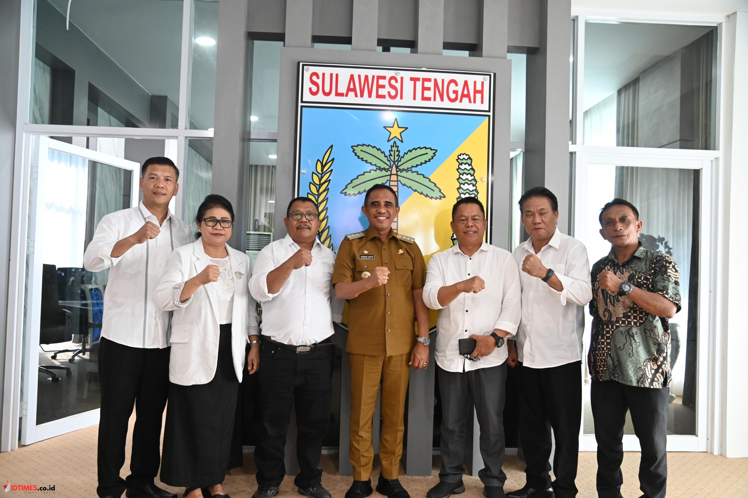 Gubernur Anwar Hafid Terima Audiensi Ketum Majelis Sinode GKST Sulteng