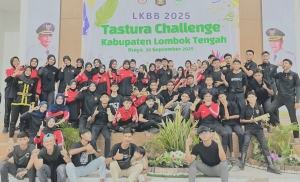 Paskibra MAN 1 Lotim Raih Juara Umum di Lomba Paskib Se-NTB
