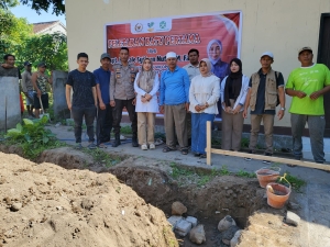 DPR RI Lale Syifaun Nufus Letakkan Batu Pertama Pembangunan Bale Mediasi di Desa Waringin