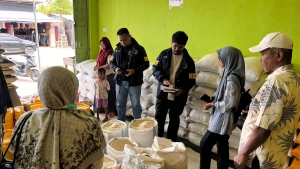 Polres Buol Bersama Dinas Terkait Temukan Pedagang yang Jual Beras Melebihi HET