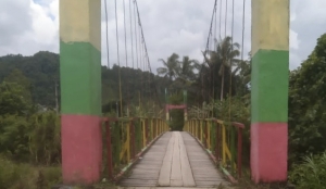 Kades Galandau Harapkan Pembangunan Jembatan Permanen Segera Terwujud
