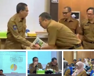 Wabup Lombok Timur H. Edwin Pimpin Rakor di RSUD dr. R. Soedjono Selong, Soroti Data SDM dan Laporan Keuangan