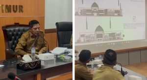 Bupati Iron Matangkan Rencana Renovasi Masjid Agung Al Mujahiddin Selong Lotim