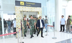 Gubernur Sulteng dan Pangdam XXIII/Palaka Wira Tiba di Kabupaten Morowali Utara