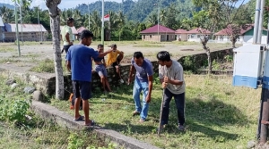 Lapangan Olahraga Desa Pandangan Buol Dipagari Ahli Waris