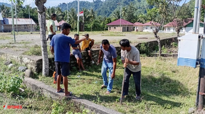 Lapangan Olahraga Desa Pandangan Buol Dipagari Ahli Waris