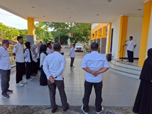 PJ Sekda Buol Ingatkan Pegawai Dinas PUPR Terapkan Disiplin dan Jaga Kekompakan