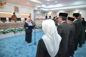 Wagub Reny Lantik Pimpinan BAZNAS Sulteng Periode 2025-2030, Ini Arahannya