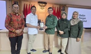 Memperkuat Ketahanan dan Ketersediaan Pangan, Bupati Lombok Timur Haerul Warisin Lakukan Kunjung ke BAPANAS RI