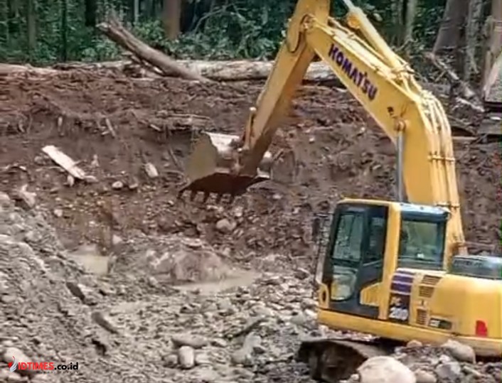 Aktivitas PETI di Hutan Lindung Bugu Meresahkan, Akses Jalan Masuk Melalui Desa Baturata