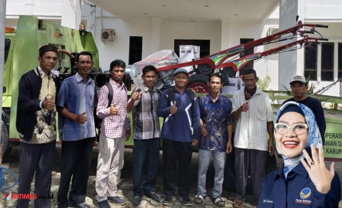 Petani Kecamatan Lakea Terima Bantuan Alsintan Aspirasi NSL