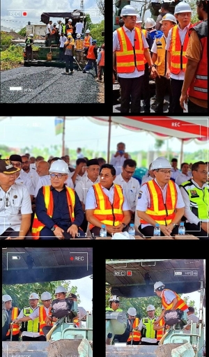 Anggaran Tahun Jamak, Jalan Terara–Santong Sepanjang 5,4 Kilometer Mulai Diperbaiki DI LOMBOK TIMUR