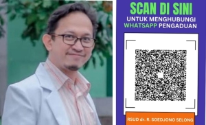 Direktur RSUD dr R Soedjono Selong Luncurkan Inovasi Baru Tingkatkan Pelayanan Luncurkan Barcode Khusus Pengaduan
