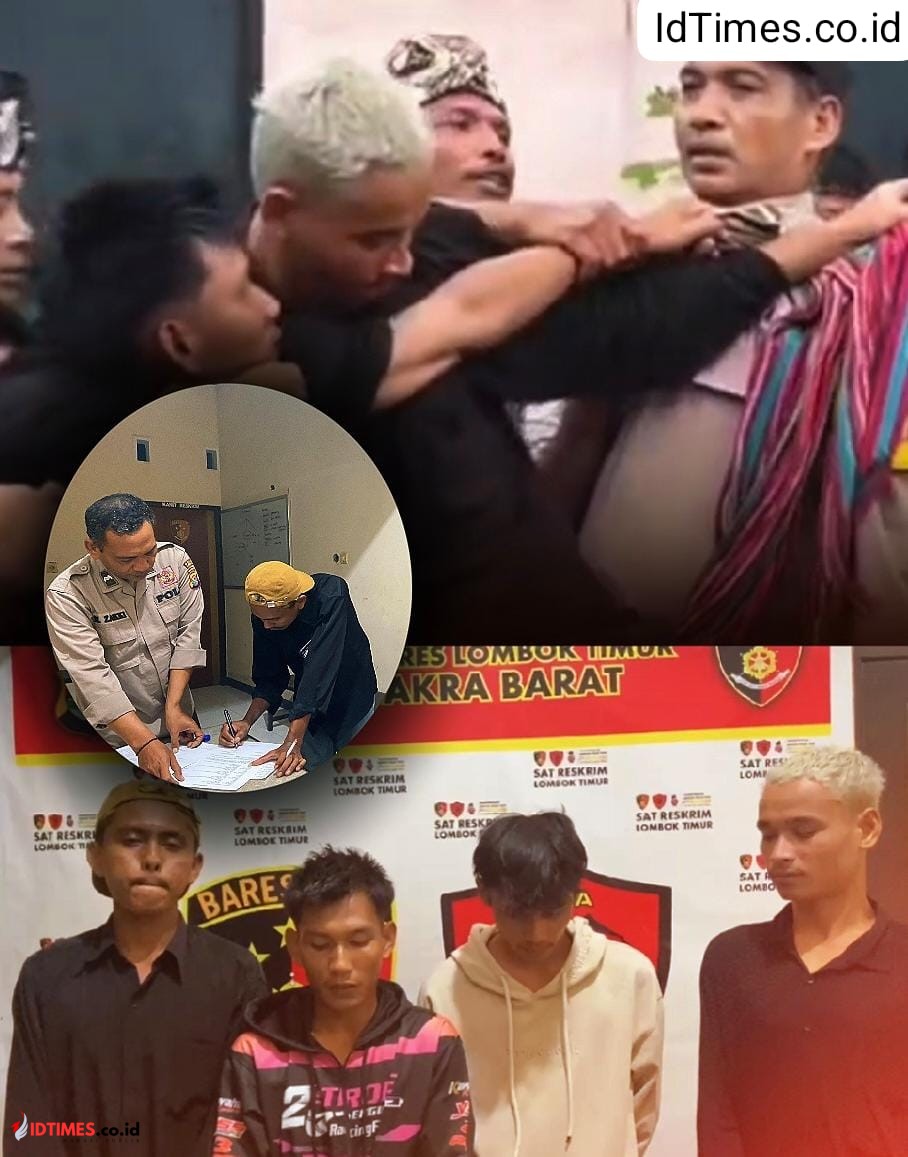 Efek Miras Pemuda di Sakra Barat Sempat Viral Hendak Pukul Anggota Polres Lombok Timur, Akhirnya Minta Maaf