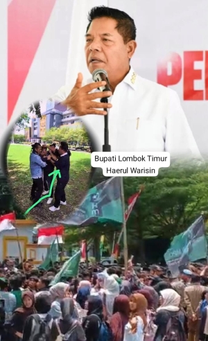 Demo Ricuh! Bupati Lombok Timur Haerul Warisin Tegaskan Tidak Pernah Suruh Preman Turun, Bahkan Apresiasi Aksi Mahasiswa Berjalan Damai