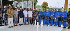 Silaturahmi dan Perkuat Sinergitas, Danlanal Tolitoli-Buol Sambangi PMKS PT HIP