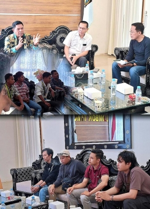 Bupati Lombok Timur Temui Perwakilan Massa Aksi, Tegaskan Tidak Anti Kritik Sampaikan Aspirasi Dengan Baik