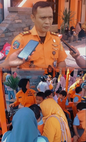 Puluhan Siswa TK dan PAUD Kunjungi Basarnas Palu, Dapat Edukasi Mitigasi Bencana Sejak Dini
