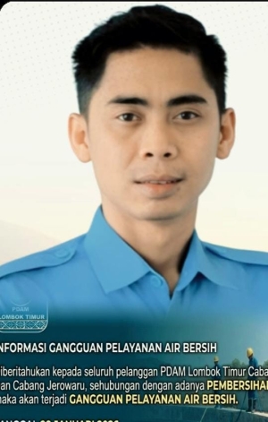 Gangguan Perbaikan IPAL, Pelayanan Air PDAM di Cabang Keruak Sementara Terganggu