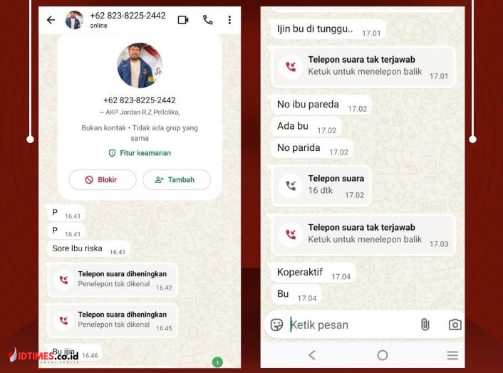 Waspada Penipuan Mengatasnamakan Kasat Reskrim Polres Buol AKP Jordan, Ini Imbauannya!