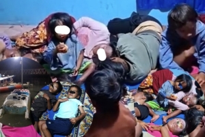 Cuaca Buruk Diduga Jadi Penyebab, 13 WNA Terdampar di Laut Buol