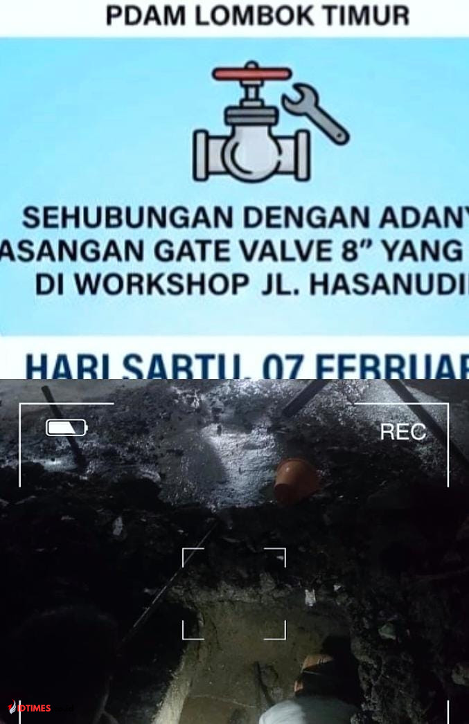 PDAM Lombok Timur Umumkan Gangguan Layanan Air Bersih di Sejumlah Wilayah Kecamatan Selong dan Labuan Haji