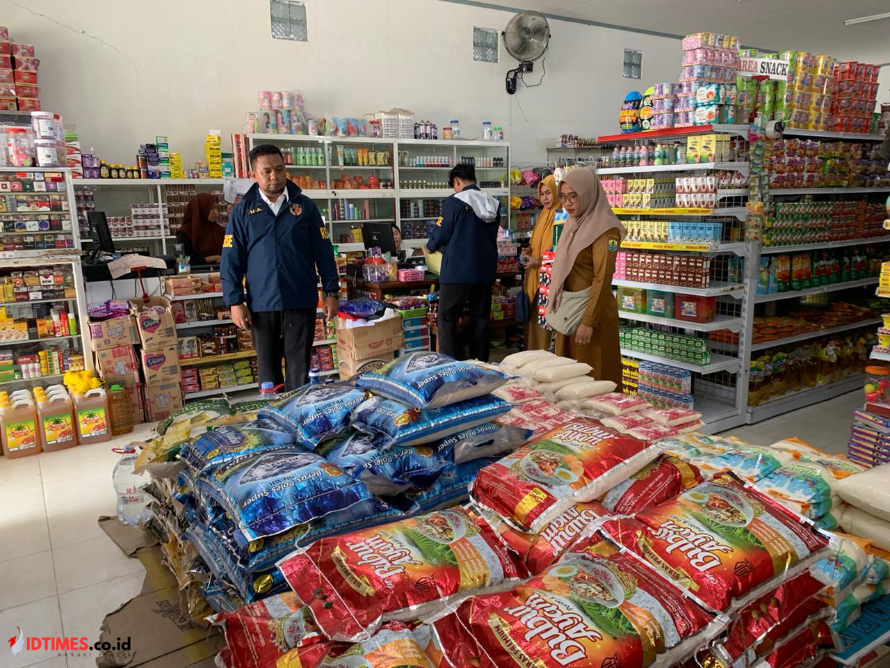 Tim Polres Buol Sasar Sejumlah Titik Distribusi Beras, Pastikan Harga Stabil Jelang Ramadhan