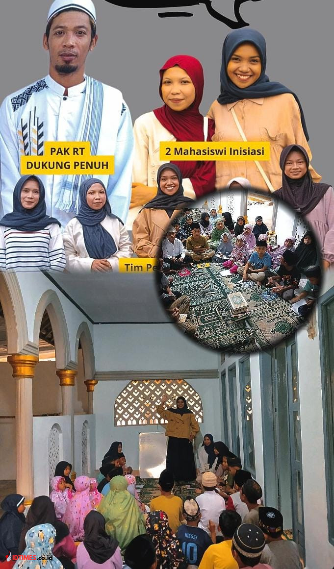 Dua Mahasiswi Inisiasi “Berani Cahaya”, 36 Anak Padati Hari Pertama di Dusun Kebon Daya