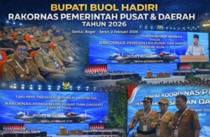 Bupati dan Wabup Buol Hadiri Rakornas 2026, Fokus Penguatan Inovasi dan Tata Kelola Daerah