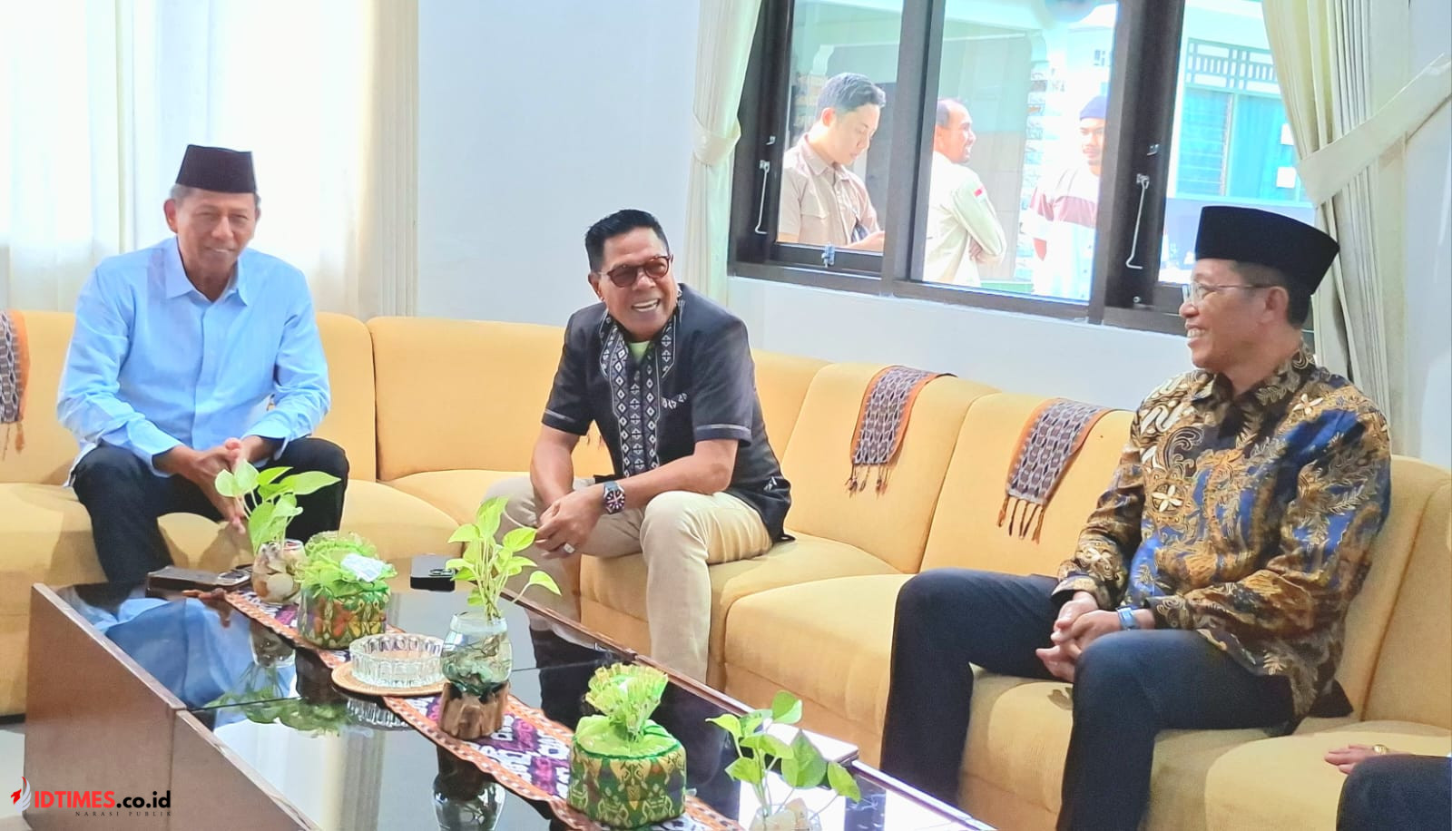 BUPATI LOMBOK TIMUR DAN SEKDA SAMBUT BAIK KEDATANGAN DANREM 162/WB