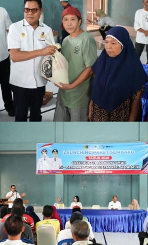 Pemda Lombok Timur Salurkan Bantuan Sembako Untuk Warga Miskin Sekitar 198.776 Paket Sembako