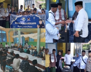 I Wayan Gara Gelar Buka Puasa Bersama Anak Yatim-Piatu di Desa Doulan, Serahkan Bantuan untuk TPA dan TK