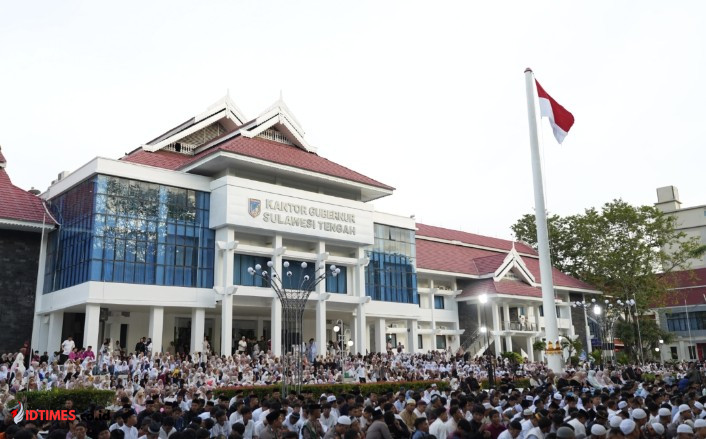 Puluhan Ribu Warga Nikmati Bukber Sulteng Nambaso di Jantung Kota Palu