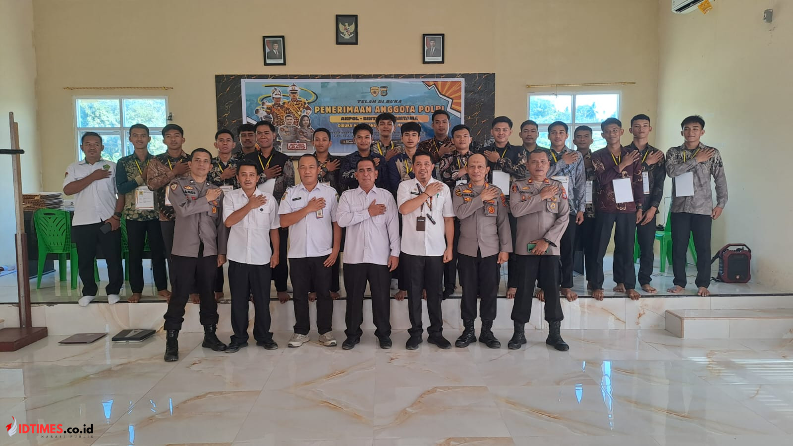 Dukcapil Buol Ambil Peran dalam Penerimaan Anggota Polri T.A. 2026 di Polres Buol