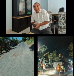 Jalan Kabupaten di Desa Waringin Diperbaiki, Bidang Binamarga PUPR Lotim Pastikan Program Long Segmen Berjalan Kondusif