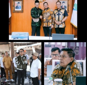 Usai Pertemuan Dengan Jajaran Kementrian, Gerak Cepat Bupati Turun Ke Pasar Peringgabaya Usai Terbakar, Janjikan Modal Awal dan Lapak Sementara bagi Pedagang