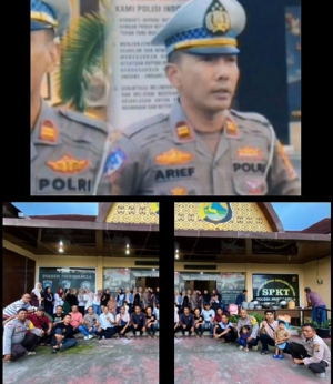 Kapolsek Peringgasela IPTU Arief Komitmen Ciptakan Pelayanan Ramah, Humanis dan Penuh Senyum