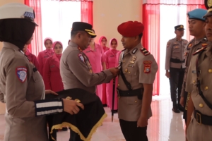 Kapolres Buol Pimpin Sertijab Kasat Resnarkoba, Kasihumas dan Kapolsek Biau