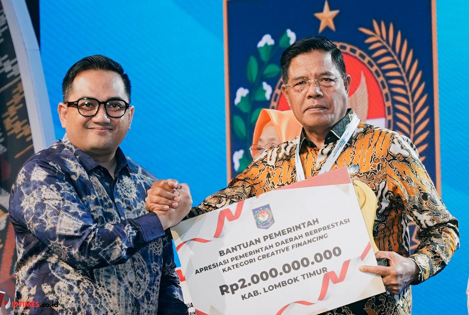 Kinerja OPD Membuahkan Hasil, Raih Posisi ke 2 Terima Insentif 2 Milyar, Bupati Lotim Haerul Warsin Ini Berkah Kerja Keras Bersama