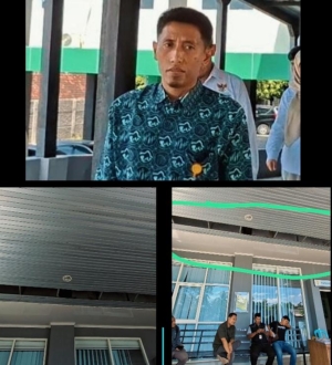 Atap RSUD Lombok Timur Labuhan Haji Banyak Bocor, Direktur Harapkan Dukungan Anggaran dari Pemda