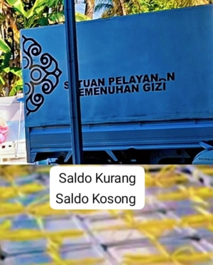 Dapur MBG di Lombok Timur Kekurangan Saldo Bahkan Saldo Kosong!