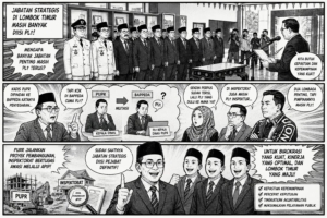 Progres Proyek Jadi Amburadul!  Rotasi Eselon Kursi Definitif Belum Terisi di Lombok Timur: Penyegaran atau Sekadar Pergeseran Jabatan?